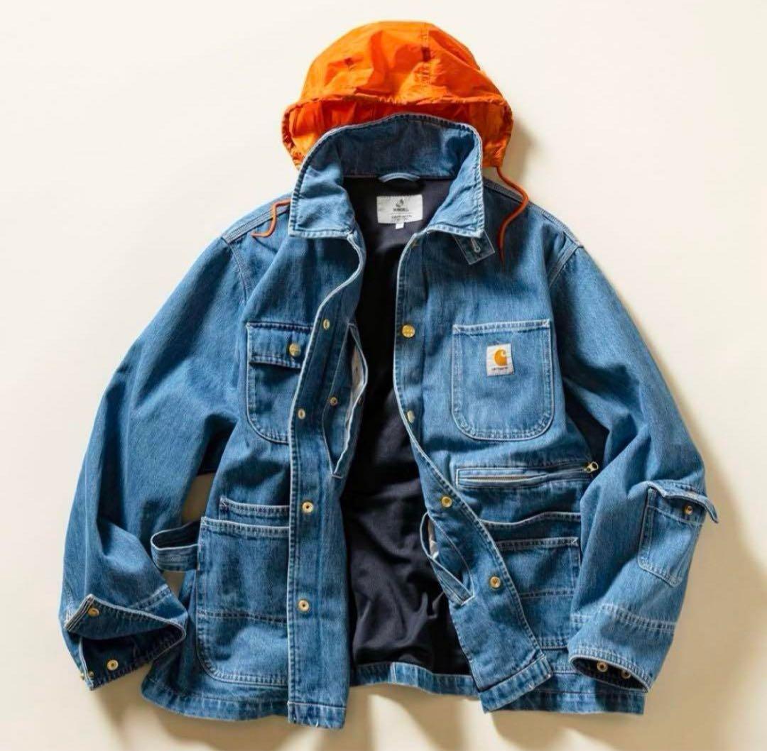 ジャケット・アウター Carhartt INVINCIBLE DENIM CHORE COAT WIP