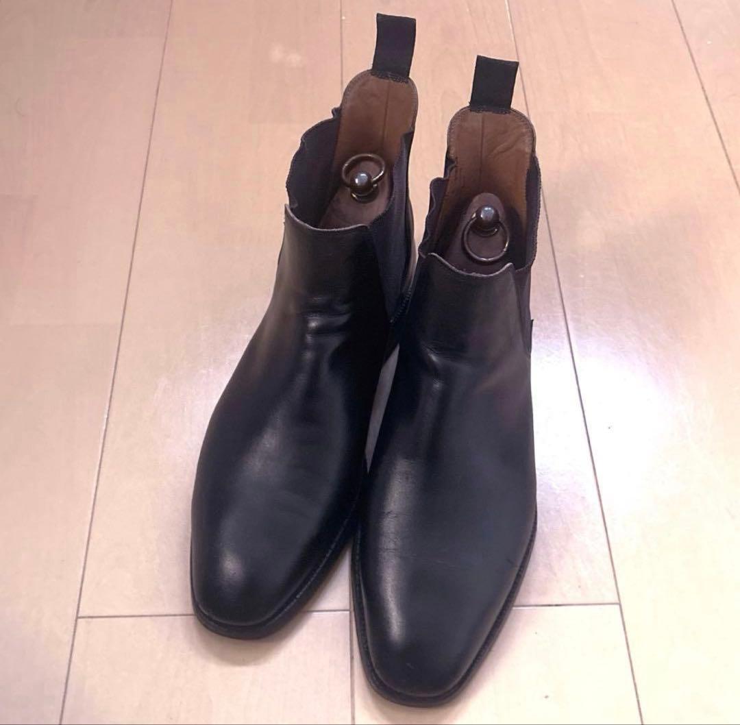 656.CROCKETT&JONES CHELSEA サイドゴアブーツ 8E