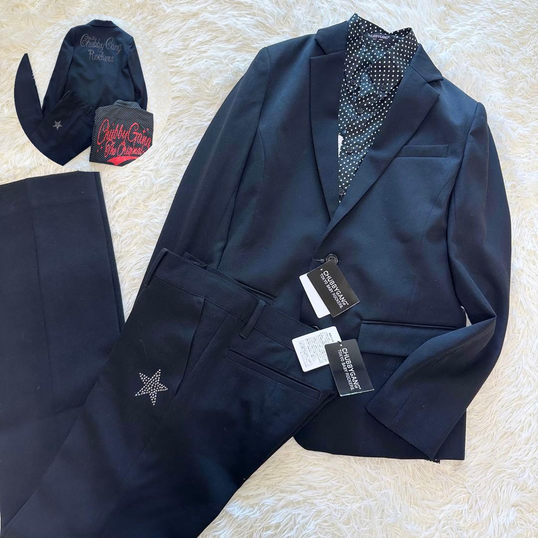 チャビーギャング ブラックスーツセットアップ 150〜160