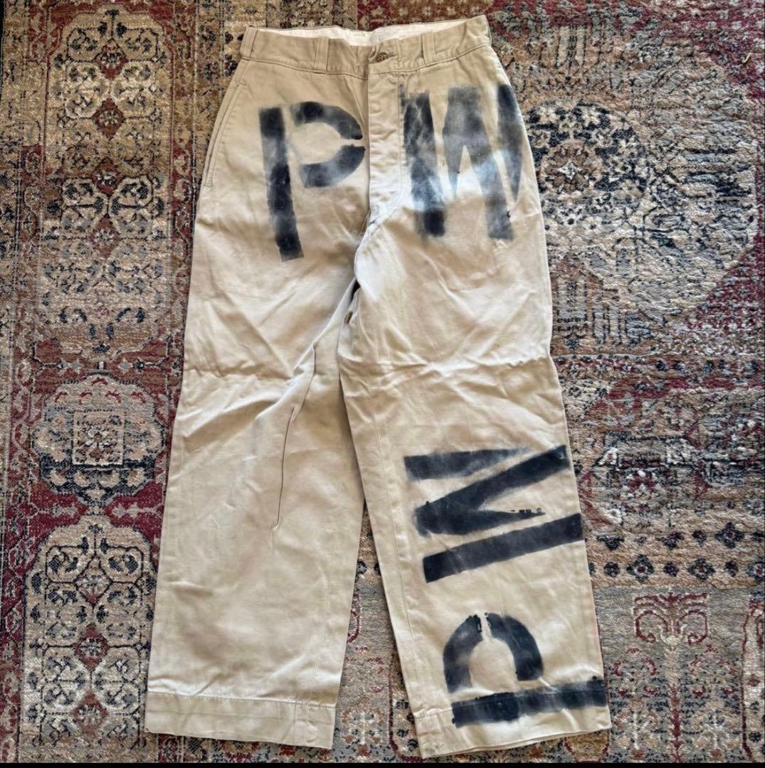 40s50s US.ARMY ミリタリー M-45 PW ステンシル