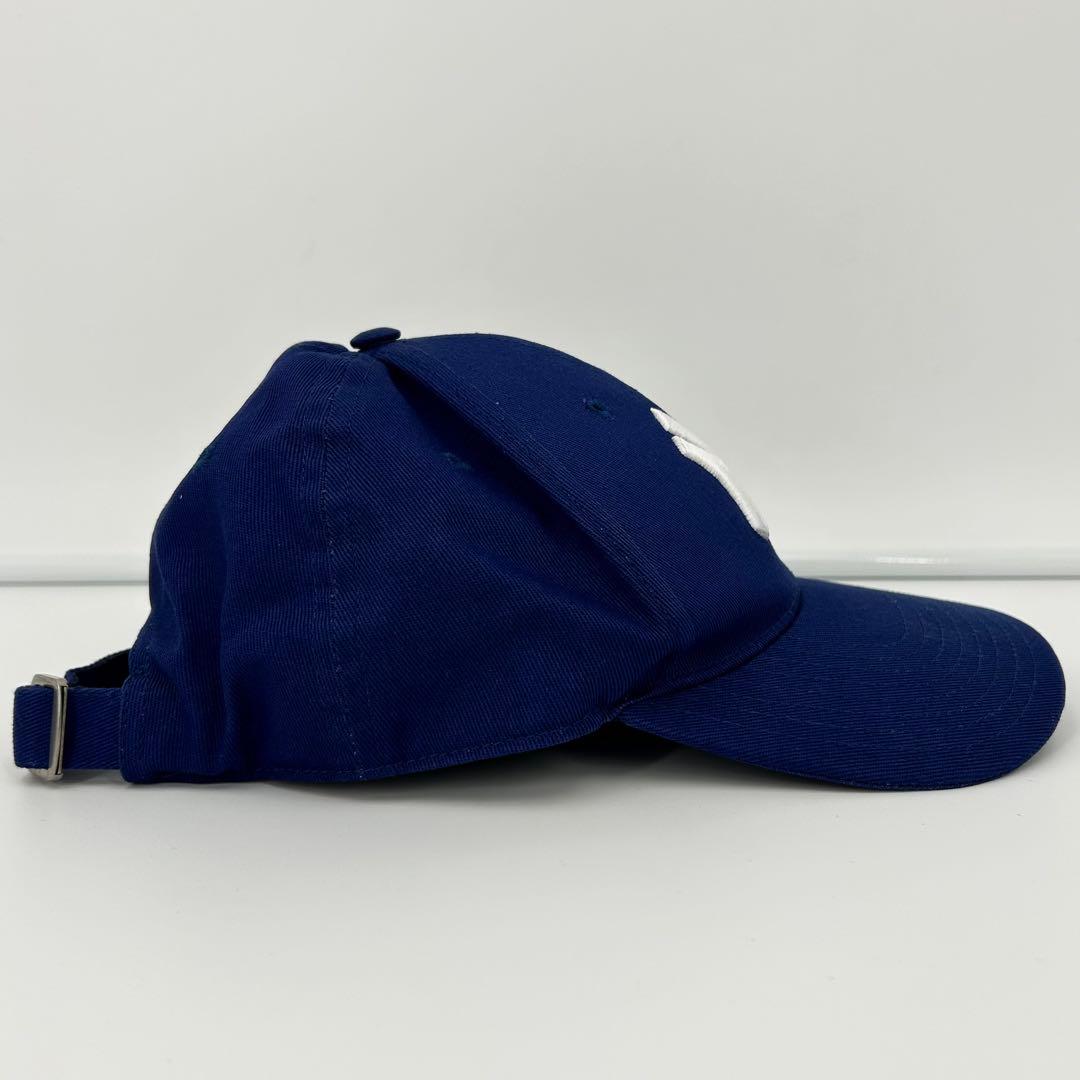 美品✨グッチ キャップ ヤンキース 刺繍 MLB ネイビー