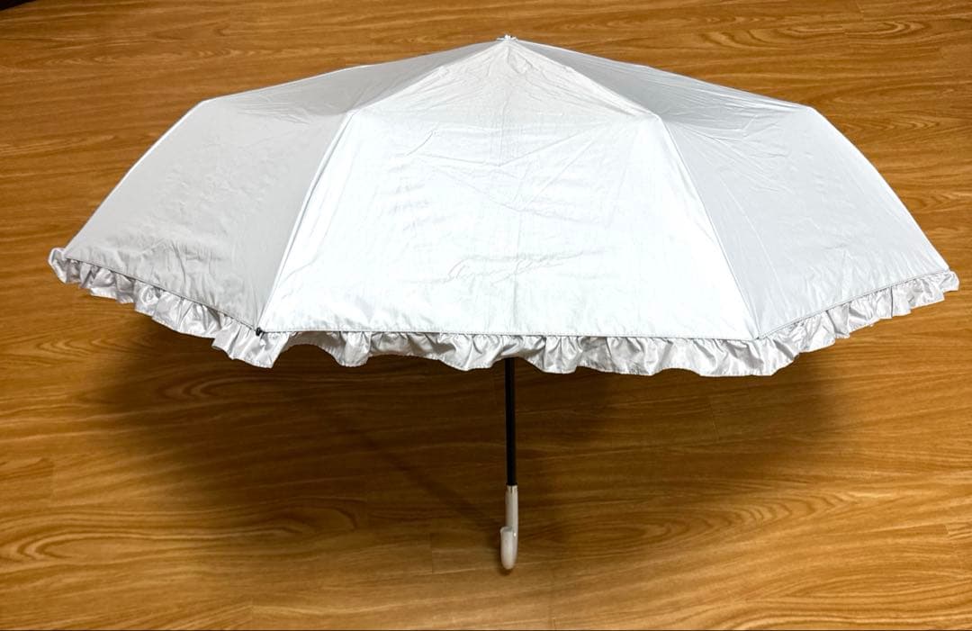 シロノサクラ 日傘 アイスグレー　3way傘 UVカット100% 完全遮光