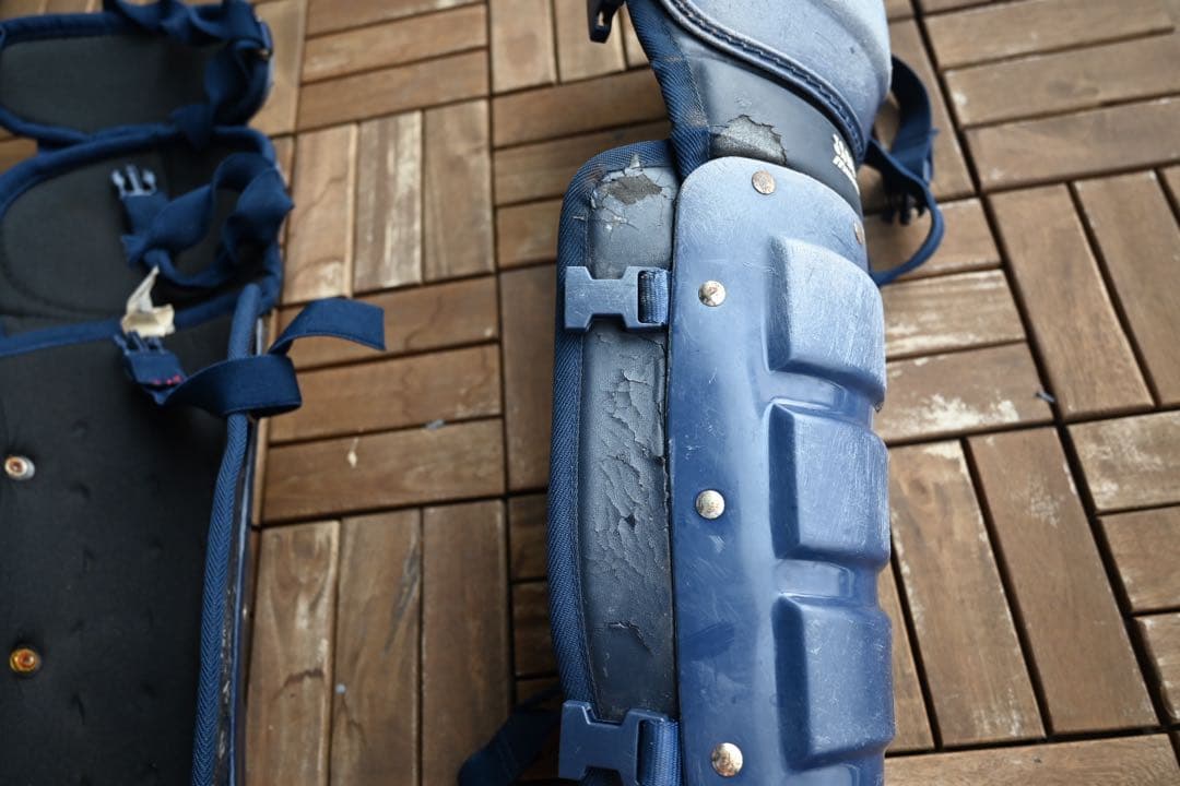 ミズノ　キャッチャー防具4点セットJSBB Lサイズ ネイビー