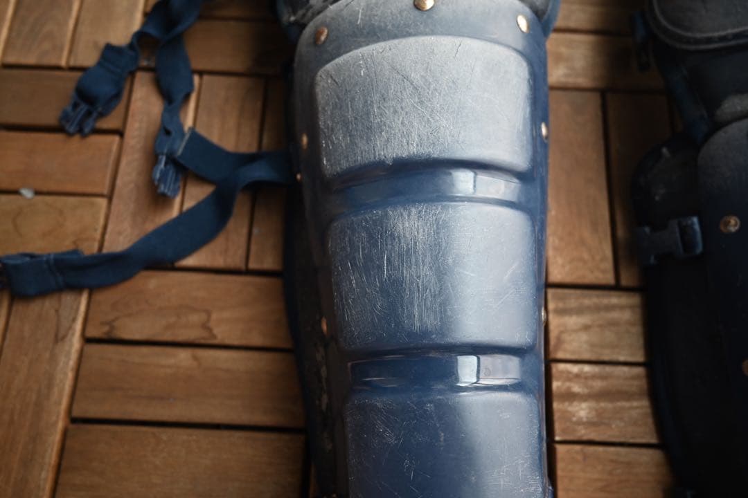 ミズノ　キャッチャー防具4点セットJSBB Lサイズ ネイビー