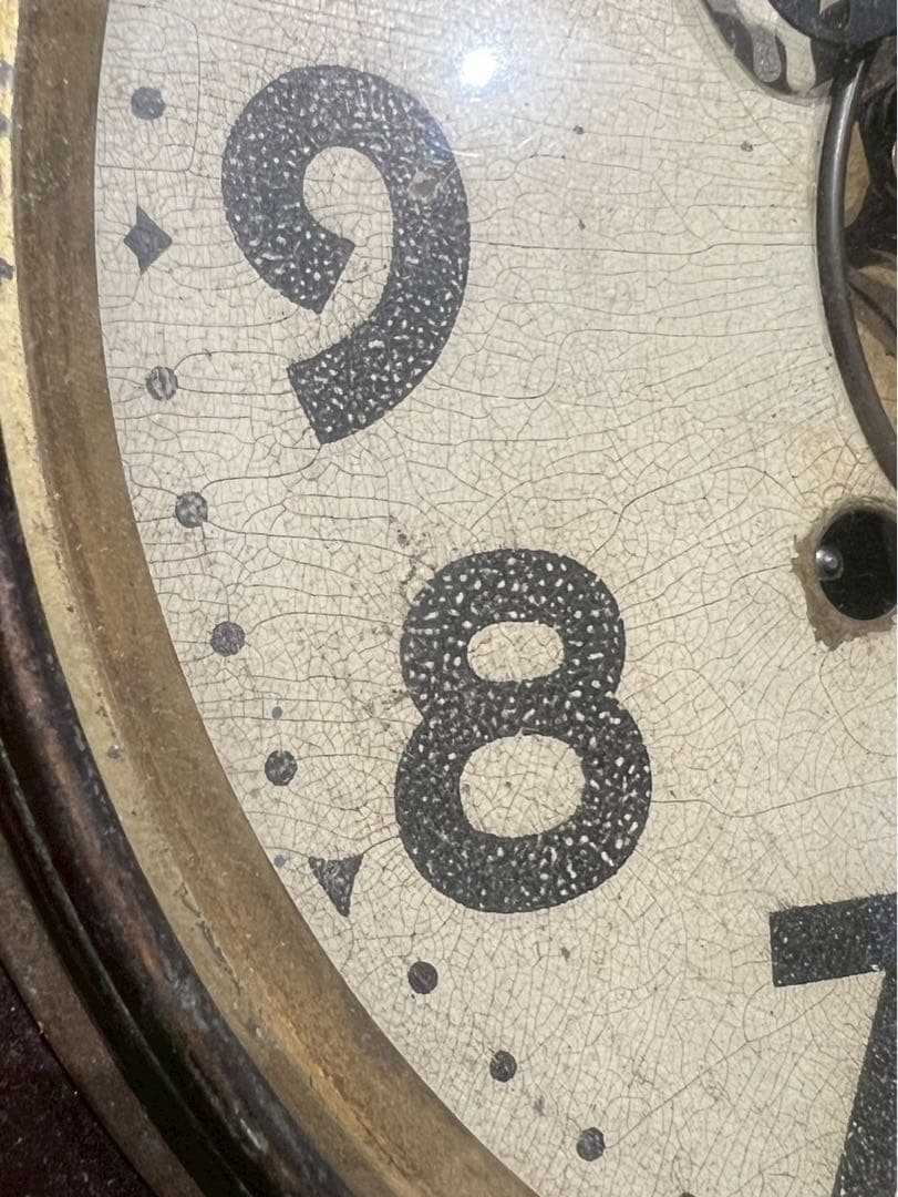 わ*ん様 ジャンク ボンボン時計 ゼンマイ欠品 昭和レトロ 当時物 インテリア