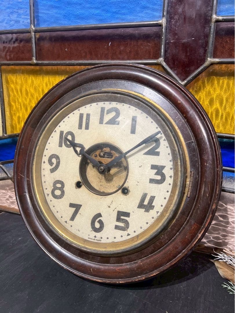 わ*ん様 ジャンク ボンボン時計 ゼンマイ欠品 昭和レトロ 当時物 インテリア