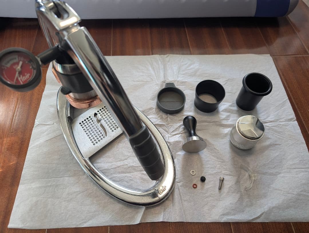 flair espresso Pro2 chrome　ディストリビューター付き