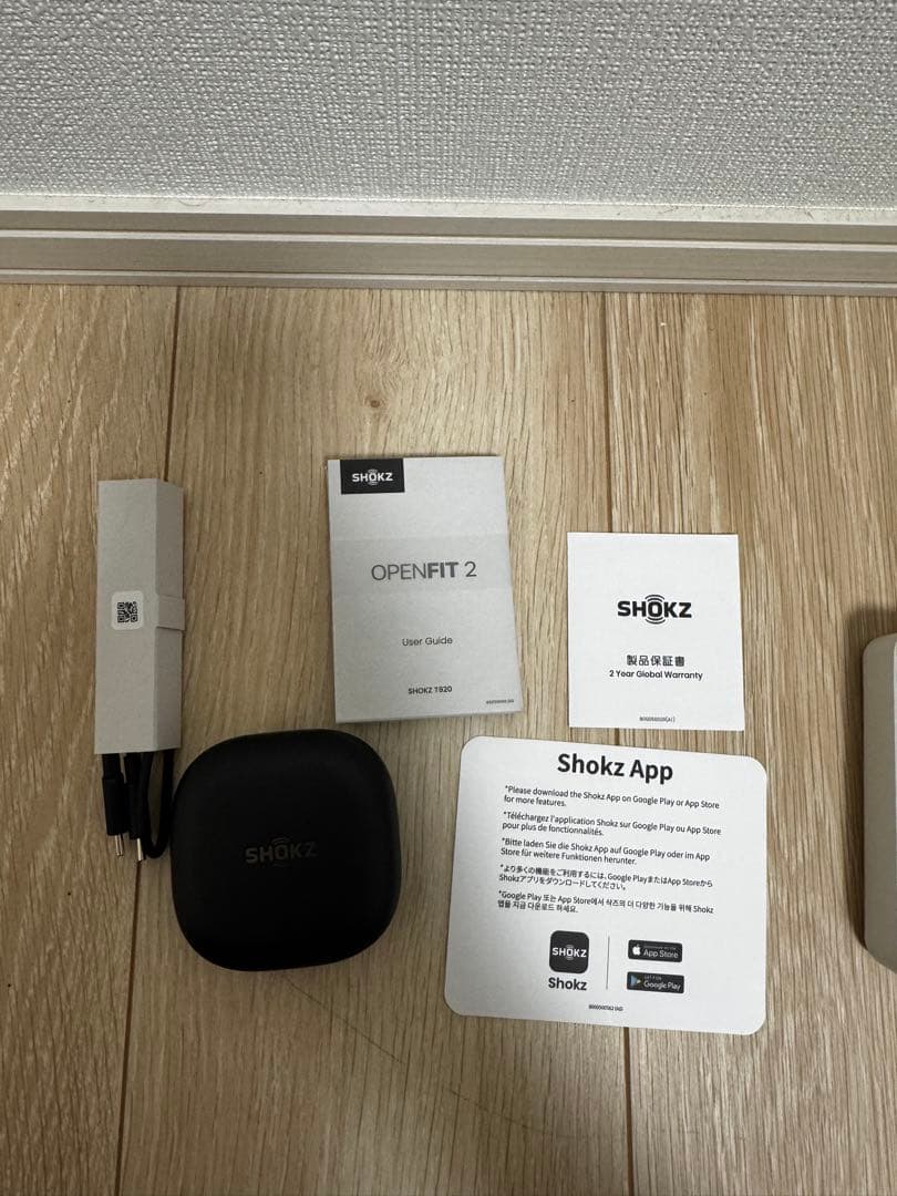 保証書付 Shokz OpenFit 2 ブラック