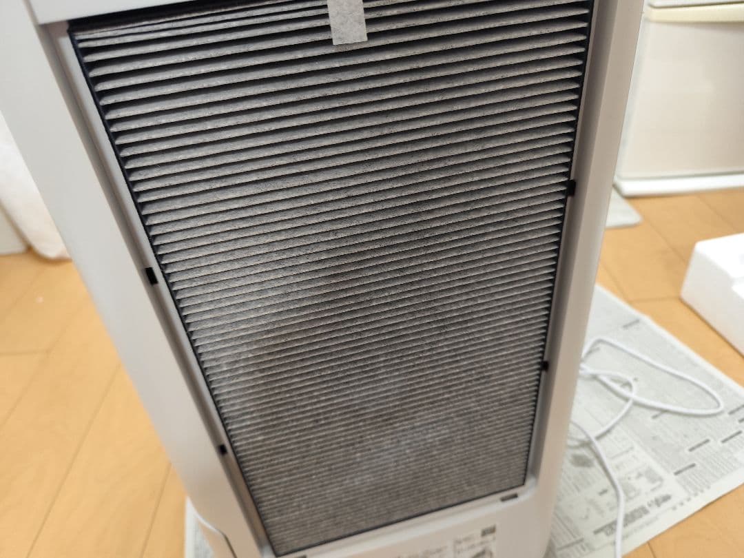 空気清浄機 ホワイト タッチ式操作パネル