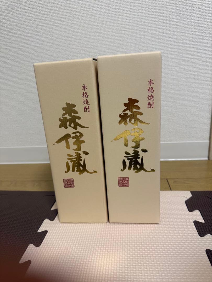 【新品・完全未開封】　本格焼酎　森伊蔵　金ラベル 芋焼酎　720ml 2本セット