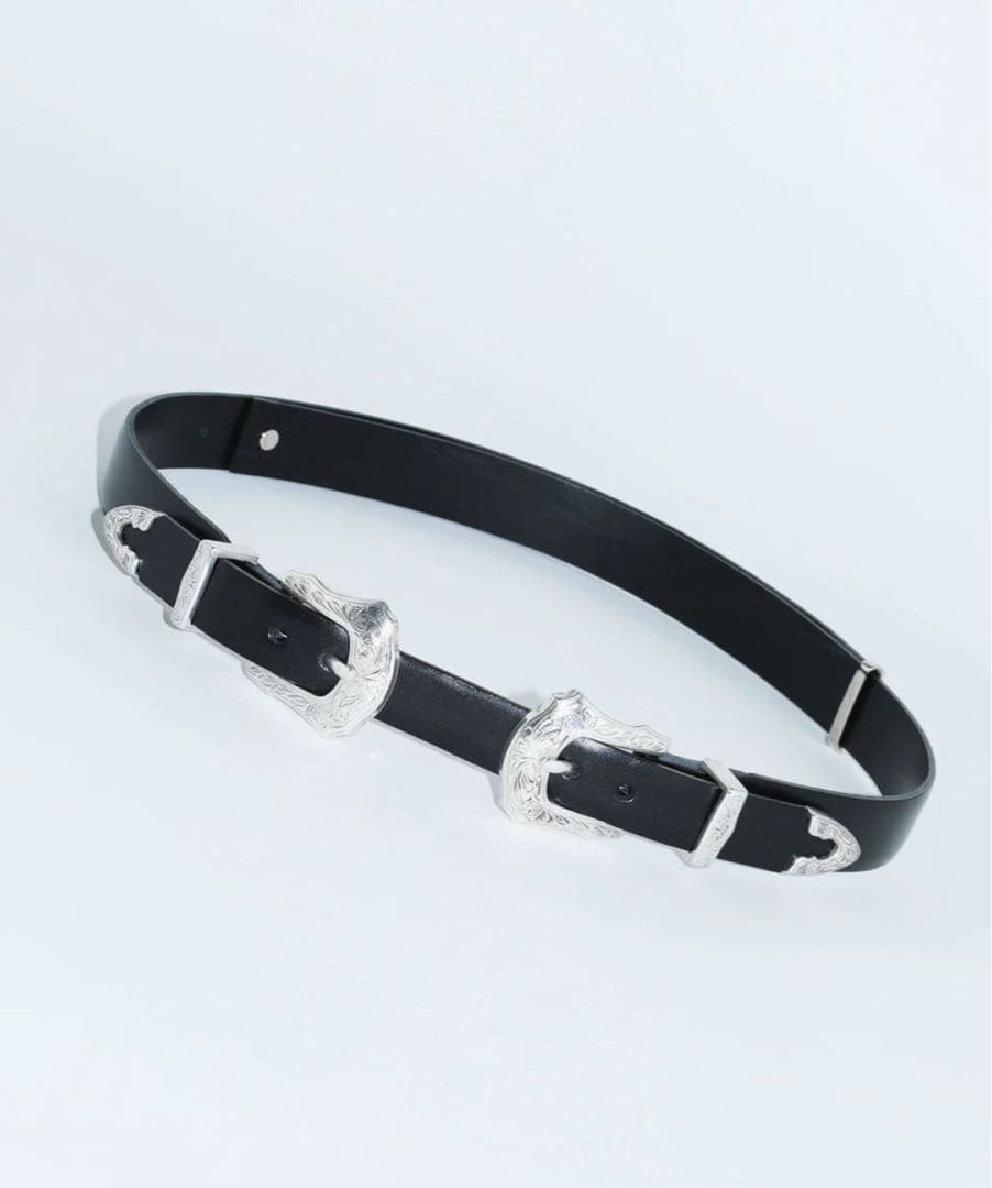 TOGA PULLA ダブルバックルベルト