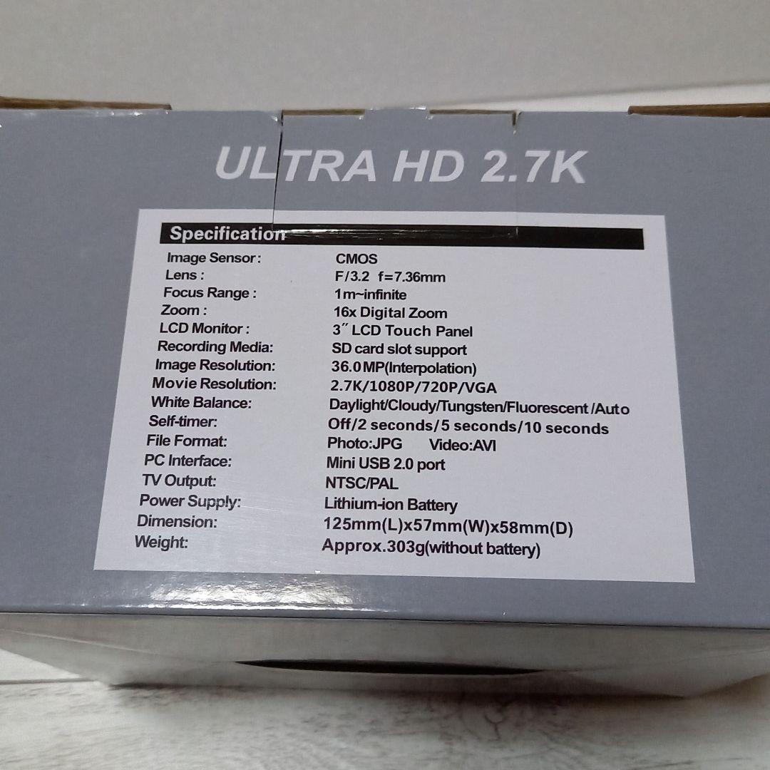 【即購入可】ビデオカメラ　Rosdeca