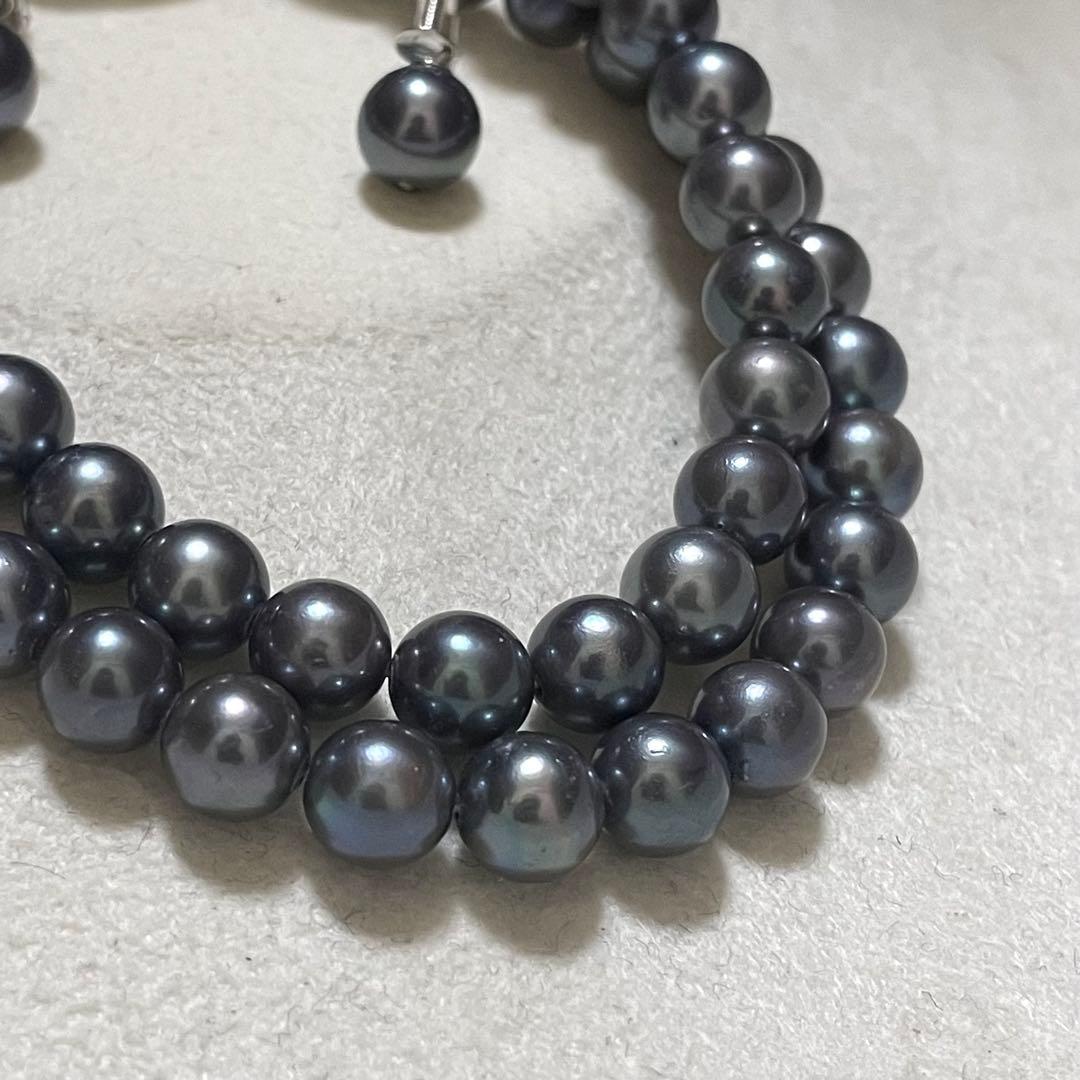 ケース付きおまとめ【K14WG✨セット】あこや真珠 ネックレス 7.0-7.5