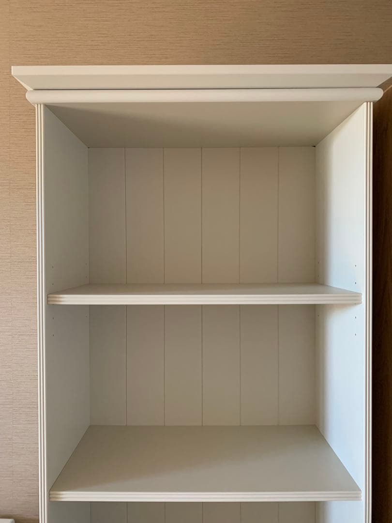 送料込み　IKEA イケア　LOMMARP ロマルプ 本棚 4段 アイボリー