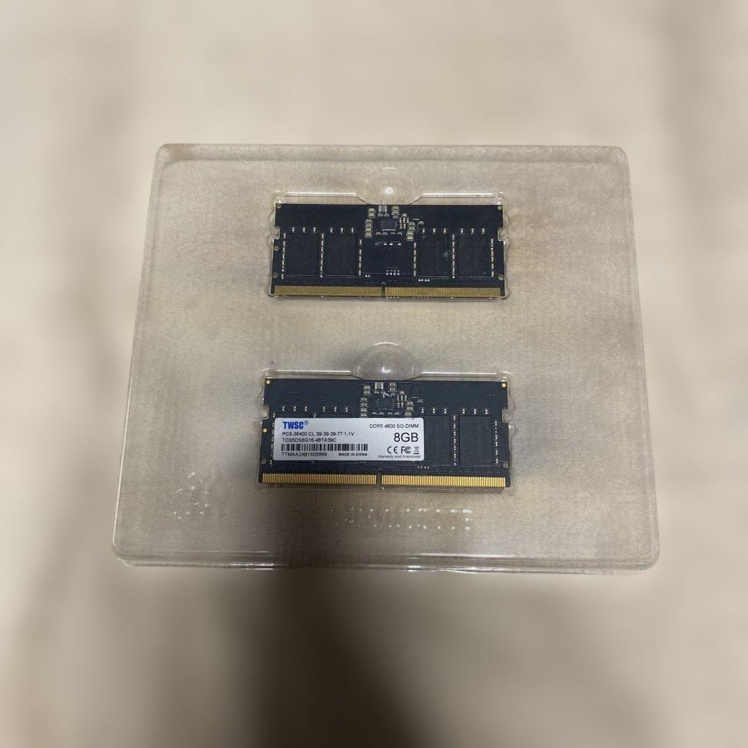 DDR5 4800 16GB SO-DIMM メモリ ノートパソコン用 未使用