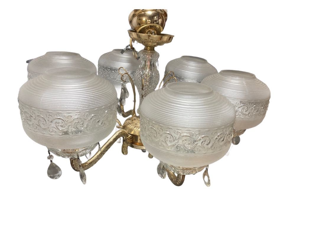 昭和レトロ シャンデリア　シャンデリ　ゴージャス　旅館　ライト　電球　ホテル