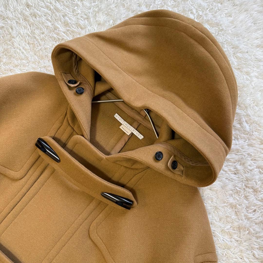 美品★ステラマッカートニー★名作オーバーサイズダッフルコート★キャメルベージュ