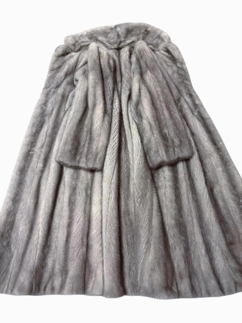 美色◎　高級毛皮　リアルファー　サファイアミンク　柔らか◎　ロングコート