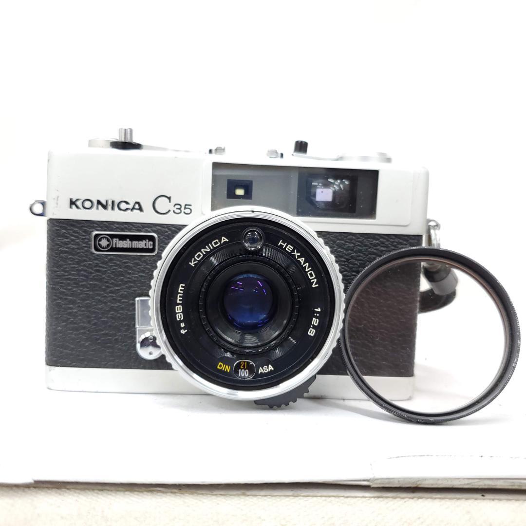 フィルムカメラ KONICA C35 Flash matic F1225-251-5p p