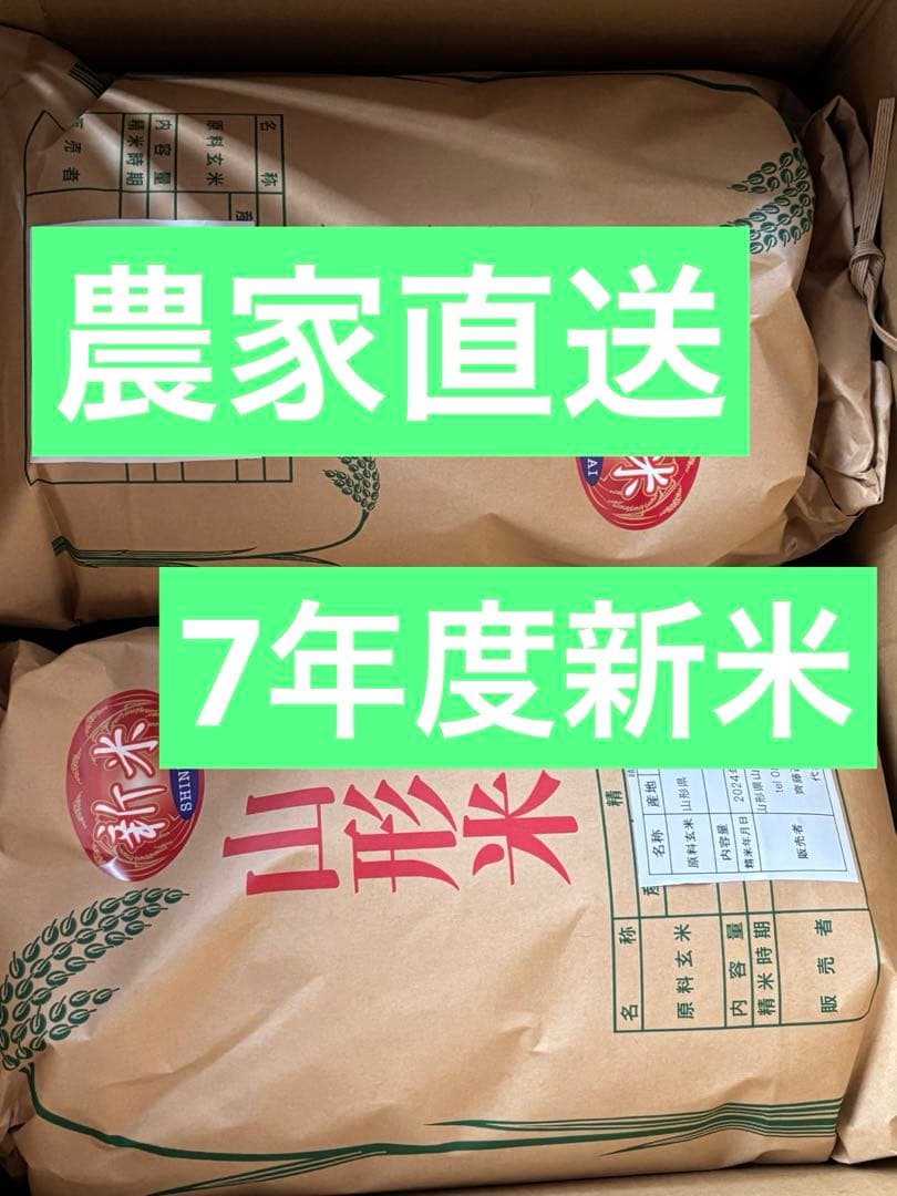 山形県産最上ほたる米　農家直送つや姫精米10kg