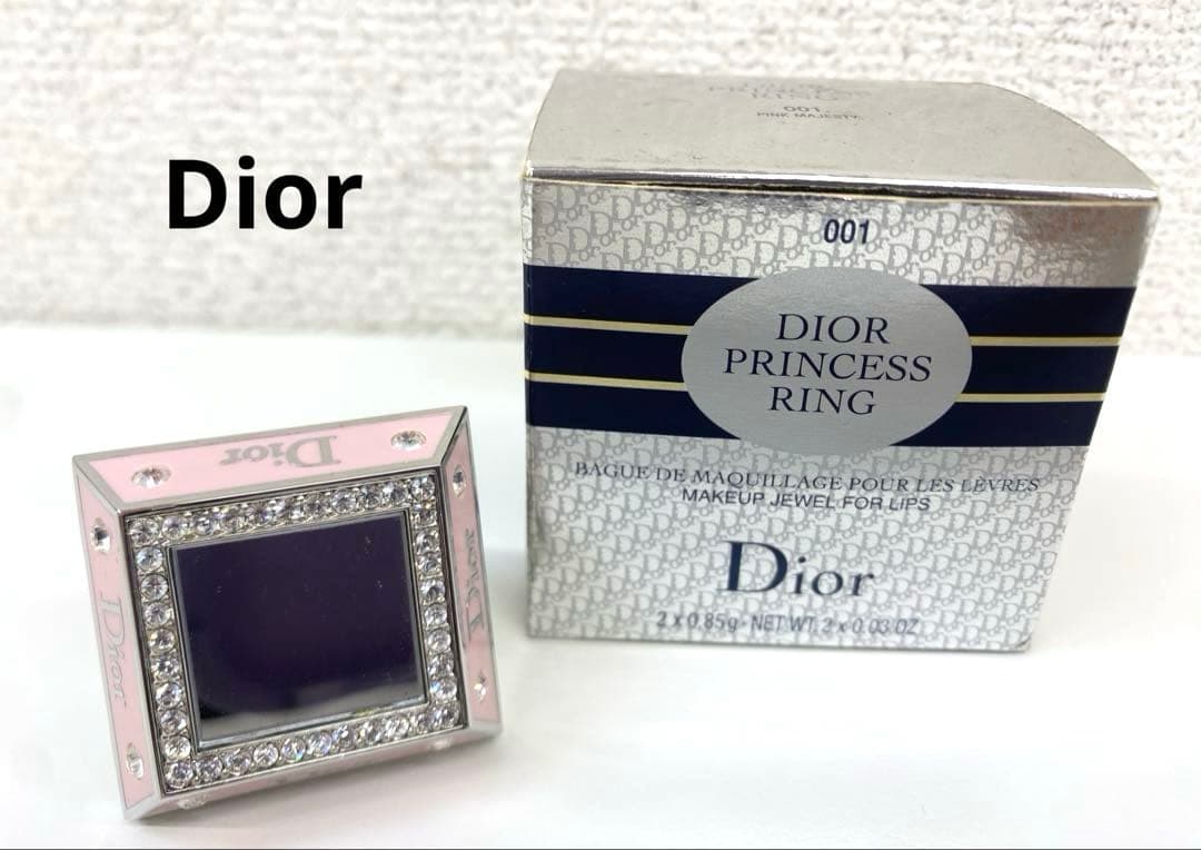 【未使用品】Dior ディオール プリンセス リング 001 ピンクマジェスティ