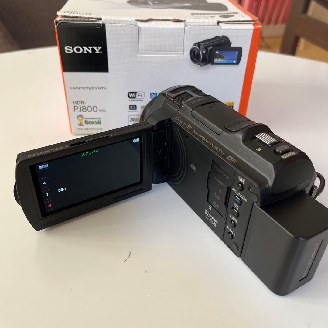 SONY HDR-PJ800 ビデオカメラ本体 美品　レンズカバー付き