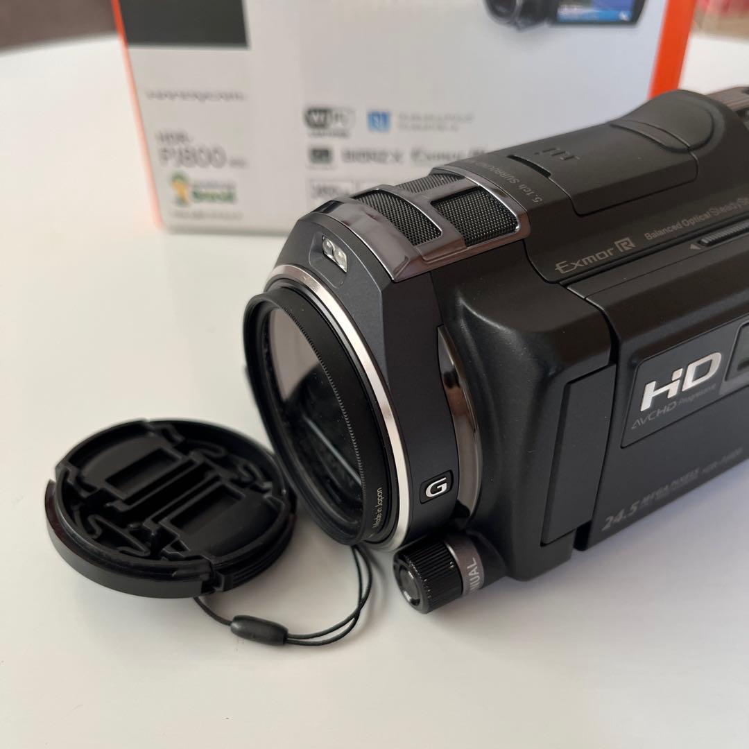 SONY HDR-PJ800 ビデオカメラ本体 美品　レンズカバー付き