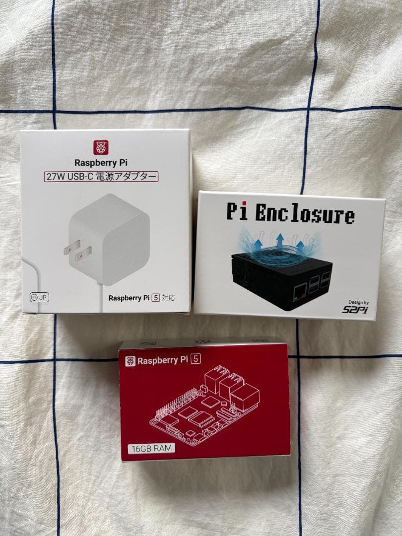 【極美品/全箱付】Raspberry Pi 5 16GB フルセット