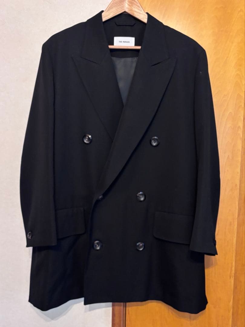THE RERACS ウールギャバ ジャケットコート ダブル 38メンズ46相当