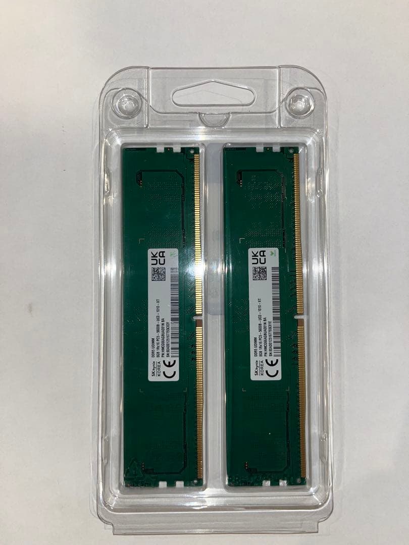 DDR5 UDIMM PC5-5600B 16GB (8GBx2) メモリ