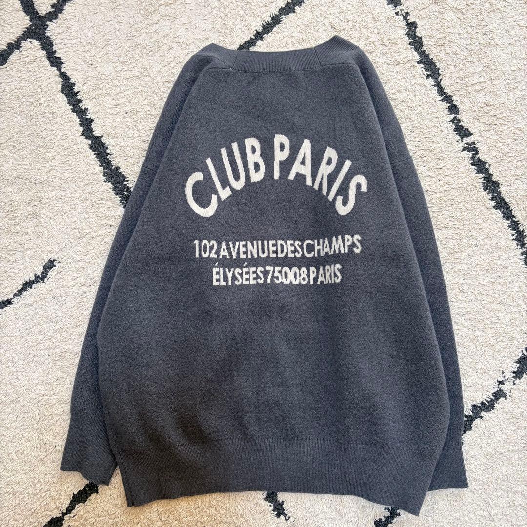 loungedress ラウンジドレス バックロゴカーディガン FREE