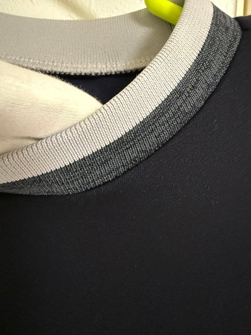 ランバンスポール　38 ネイビー ワンピース