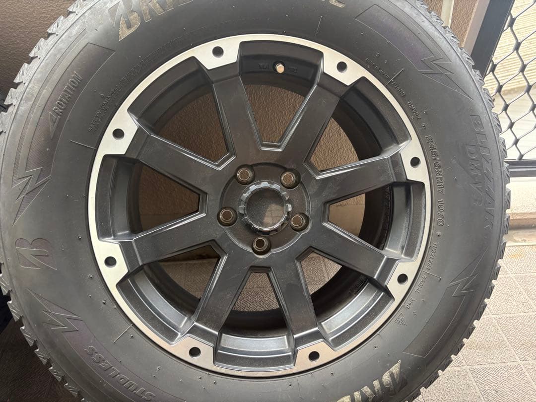直接引取　BADX MX-1 17インチ ホイール 4本 245/65r17