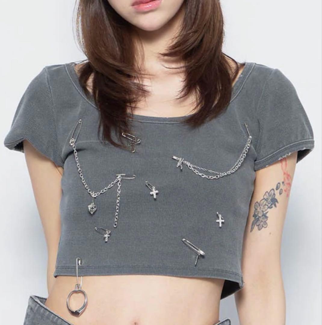 トップス theredthread S customize chain tops