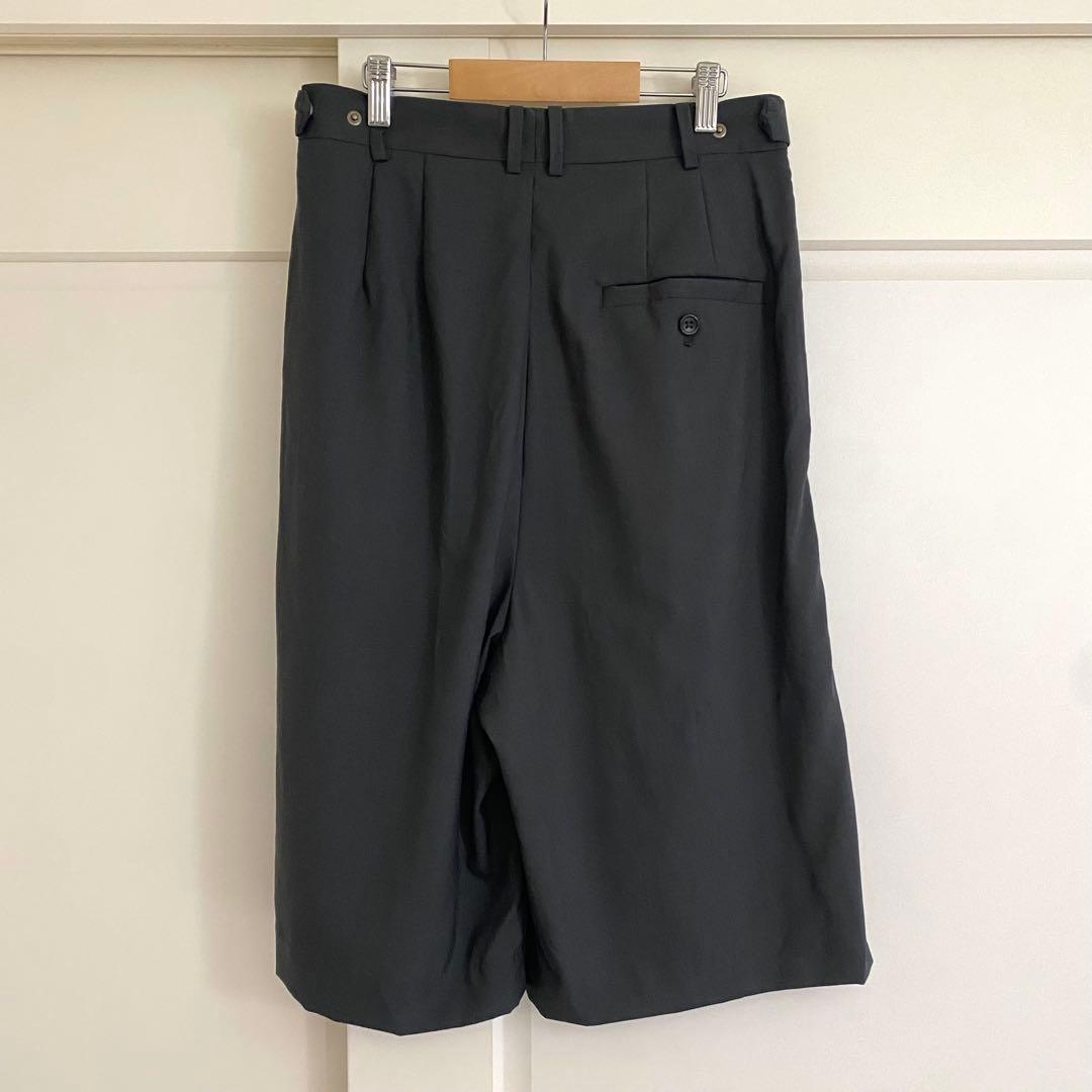 6 ROKU トロピカル クロス ハーフパンツ ショーツ グレー 36 美品