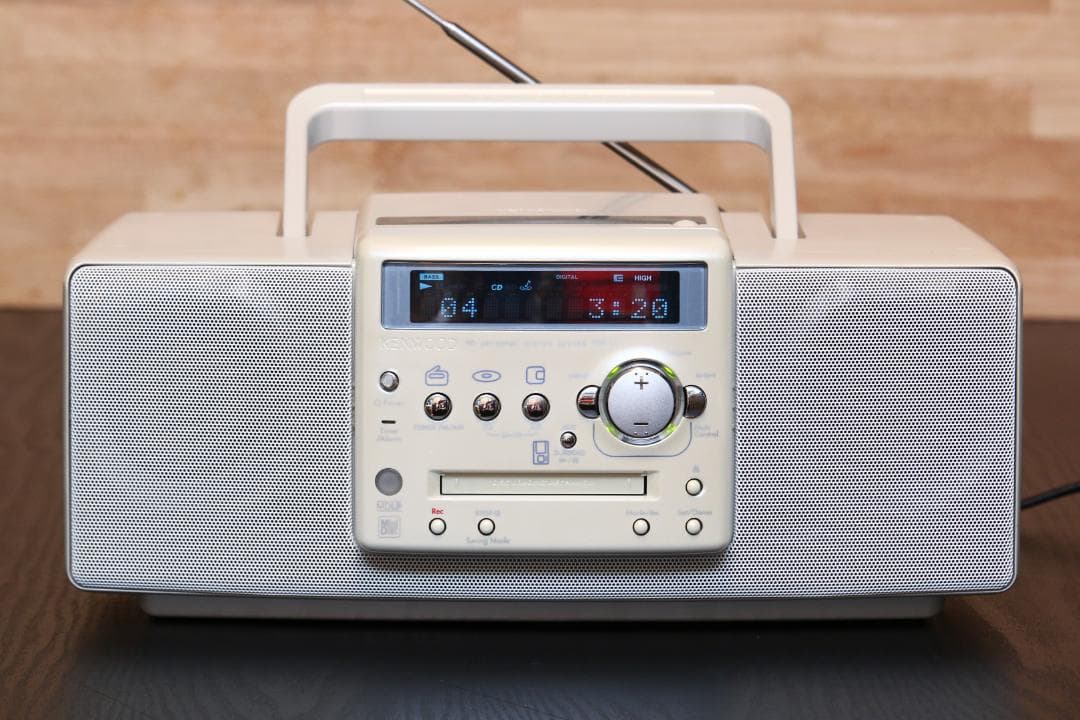 KENWOOD MDX-L1 CD/MD/TUNER コンポ ラジカセ 美品　白