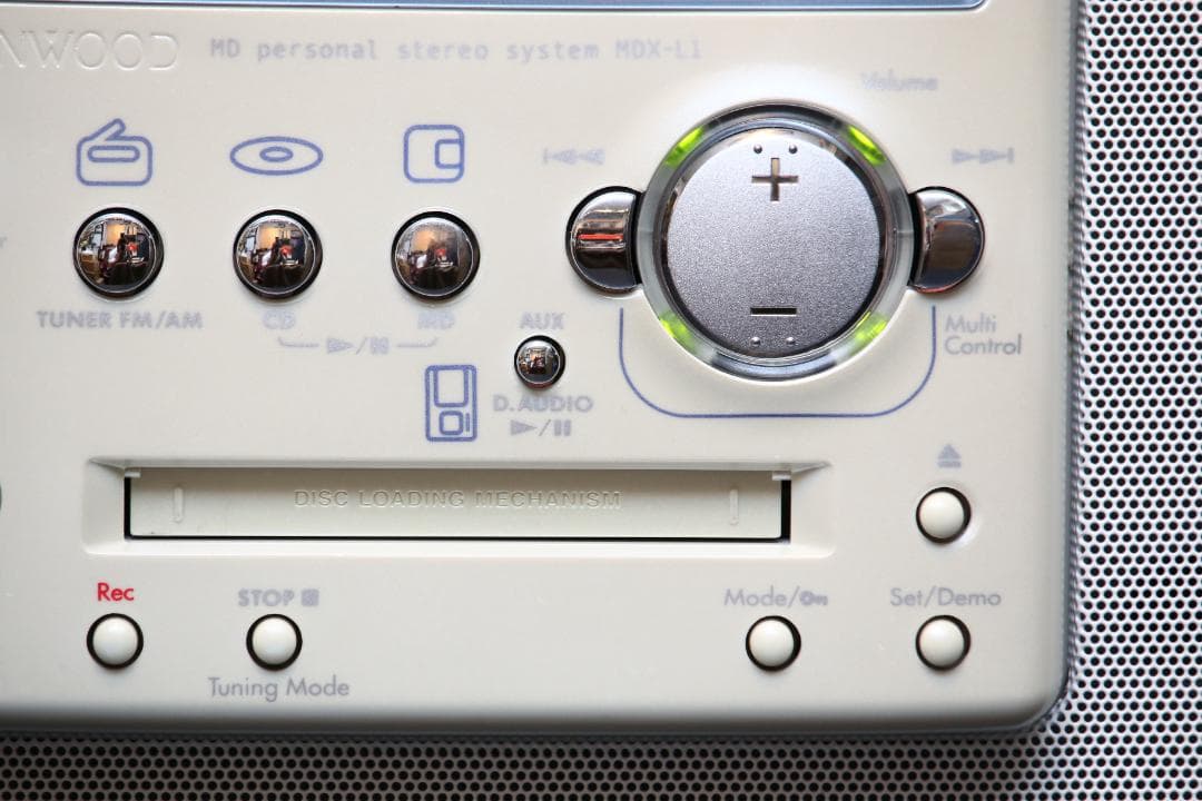 KENWOOD MDX-L1 CD/MD/TUNER コンポ ラジカセ 美品　白