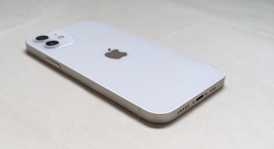 iPhone 12 128GB バッテリー 100％ SIMフリー 顔認証対応