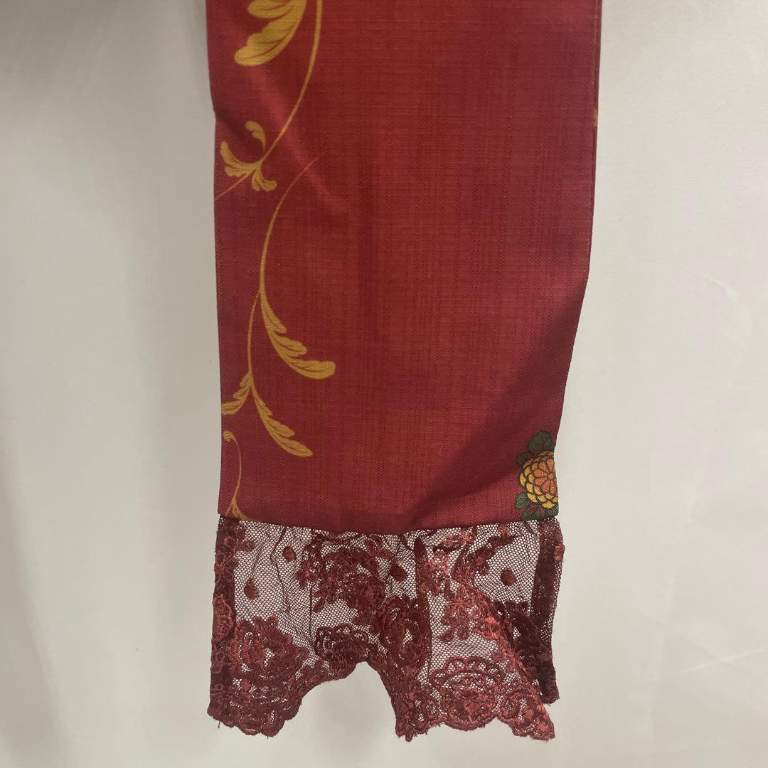 ■シキトリ×Chalmiere 菊 狐柄 ジャンパースカート axesfemme