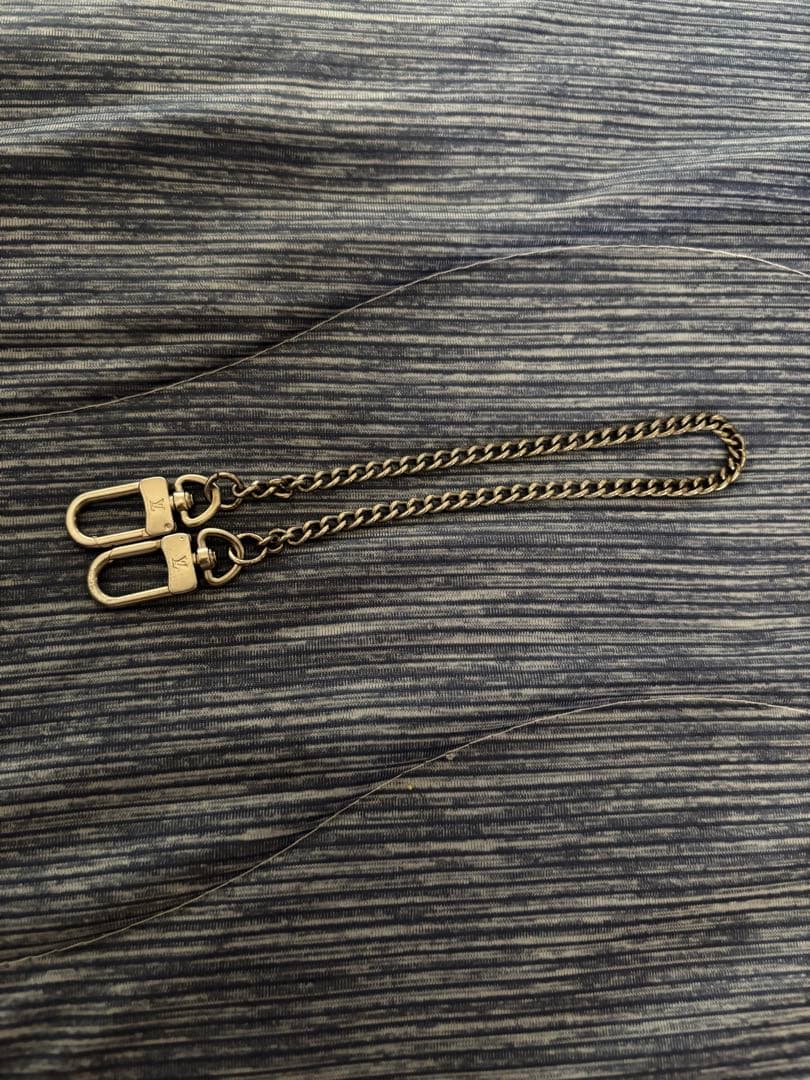 ルイヴィトン、ウォレットチェーン、シルバー