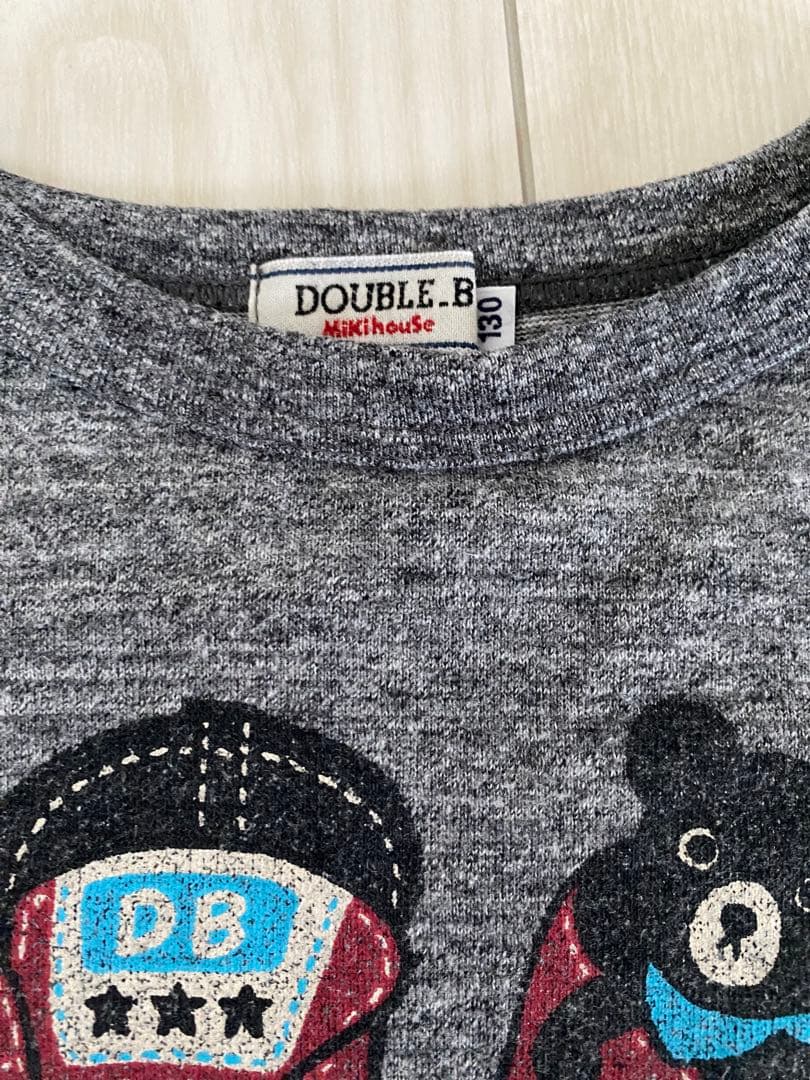 ⭐︎美品⭐︎ ミキハウス ダブルビー　130センチ　ロンT5点セット