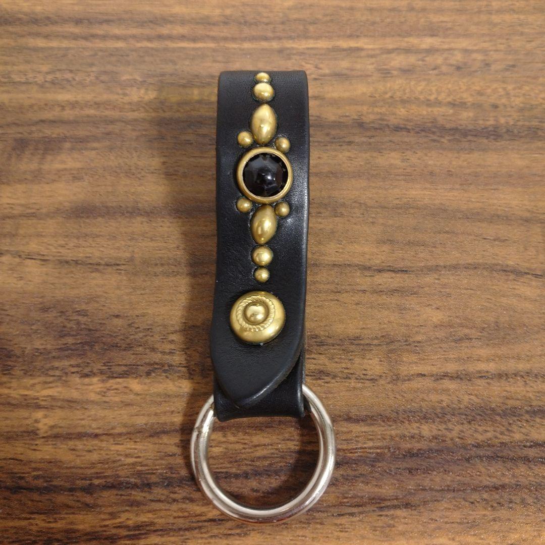 THE REAL McCOY'S 黒革キーホルダー 非売品 リアルマッコイズ