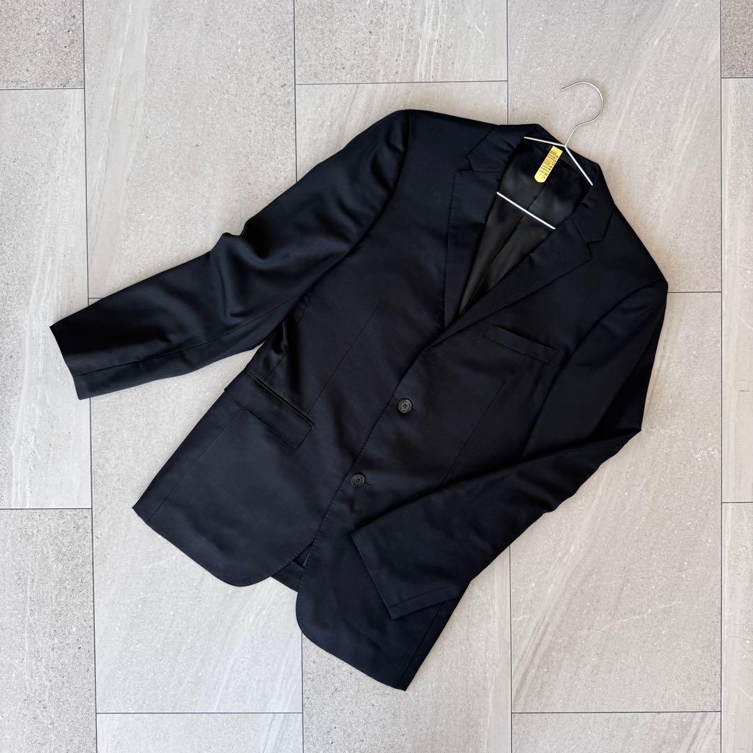 新品未使用◆BURBERRYバーバリー ブラックレーベルスーツ上下ブラック黒40