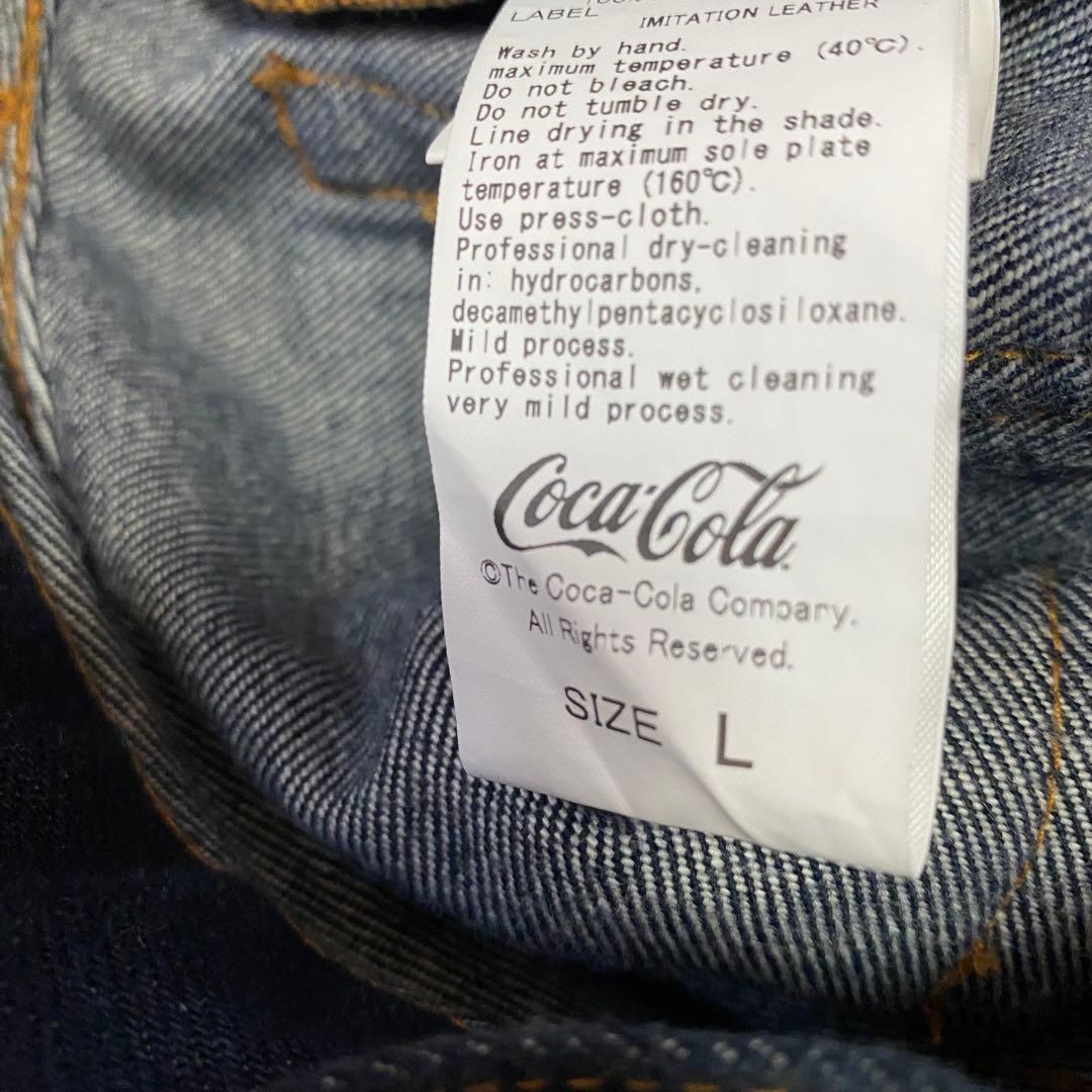 ✨定1.8万✨ADAM ET ROPEデニム L濃紺 コカコーラ 刺繍