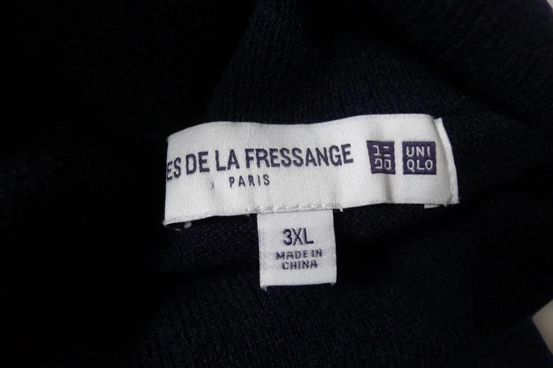 ユニクロ INES カシミヤ100％ タートル ニット チュニック 3XL