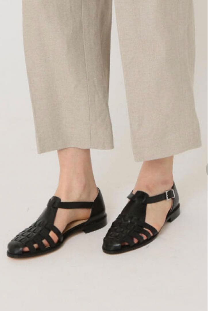 靴 Steven Alan LEATHER MESH SANDALS