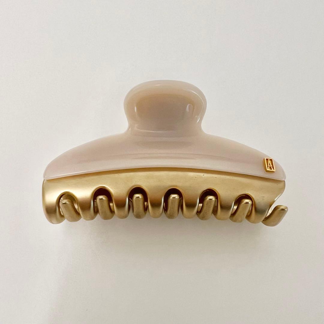 アレクサンドルドゥパリ 【VENDOME】M クリップ ベージュ ヘアクリップ