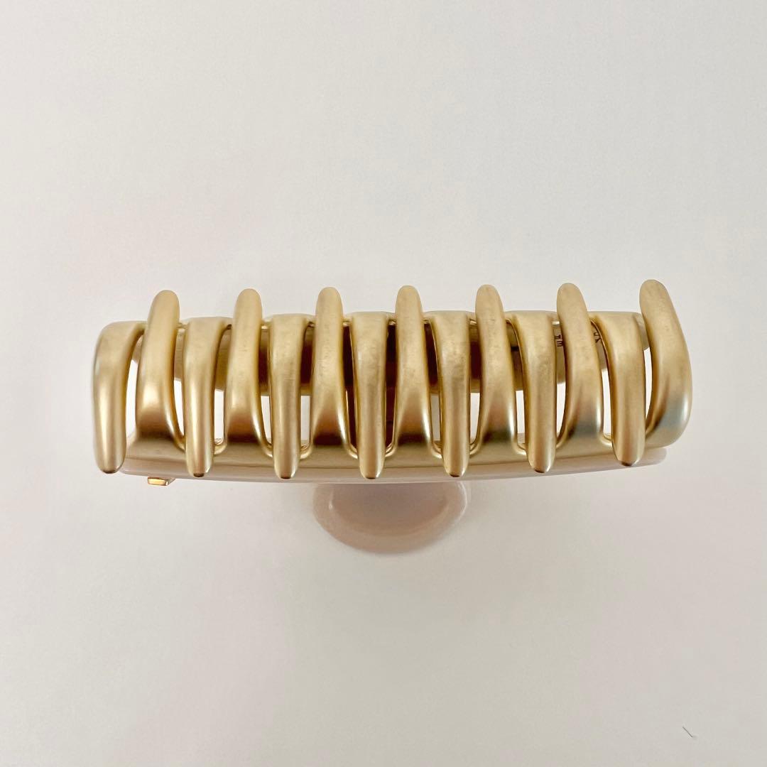 アレクサンドルドゥパリ 【VENDOME】M クリップ ベージュ ヘアクリップ