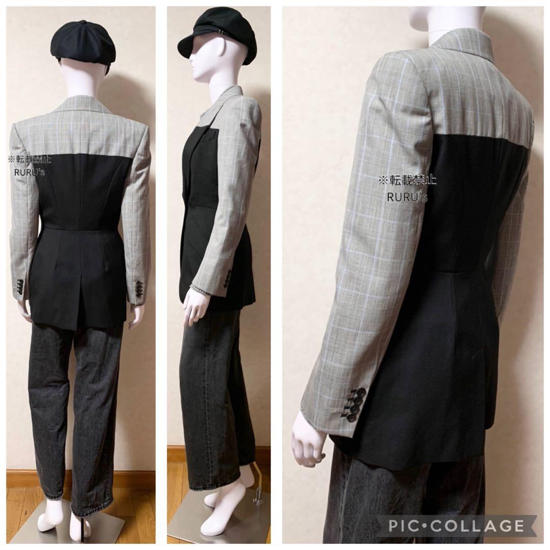 定価50万円新品アレキサンダーマックイーン ミックスレイヤード ジャケット