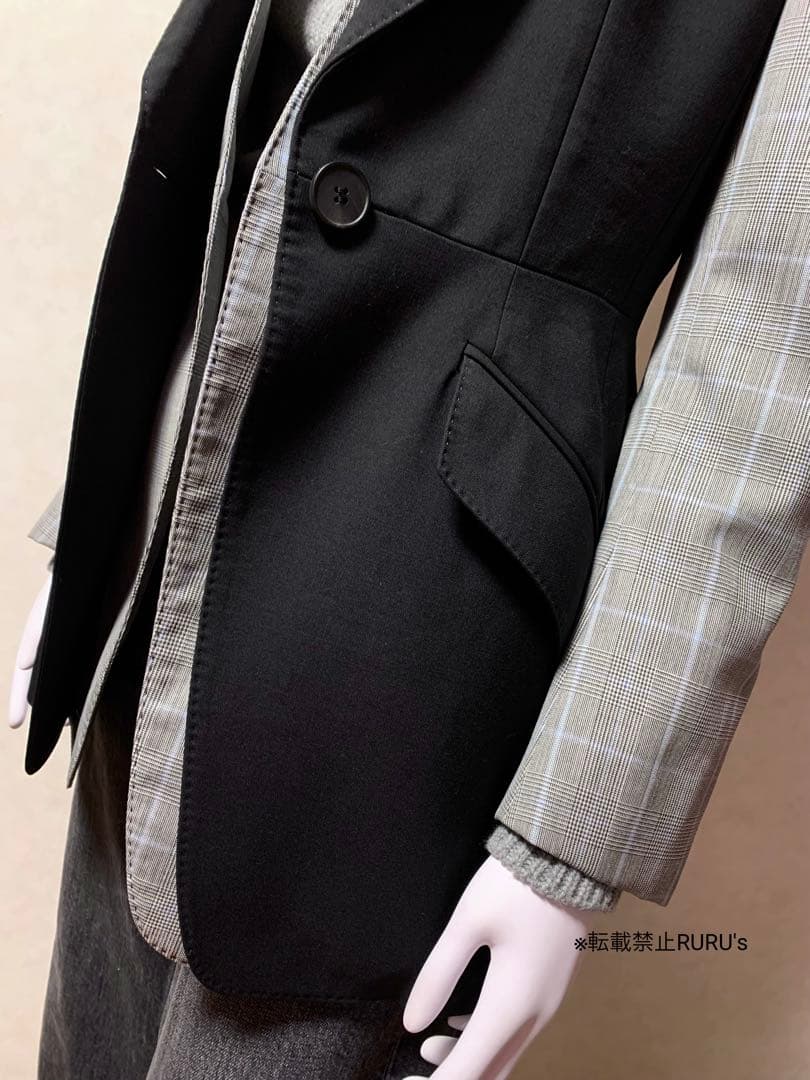 定価50万円新品アレキサンダーマックイーン ミックスレイヤード ジャケット